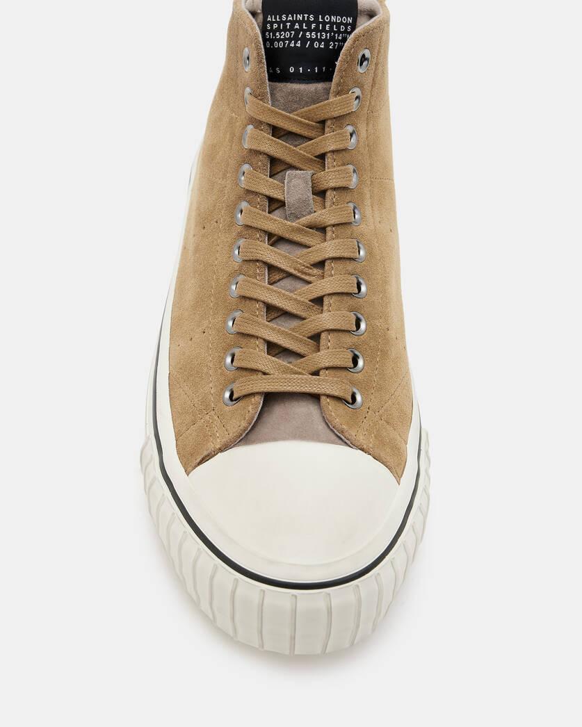 Lewis Lace Up Leather High Top Sneakers Product Image