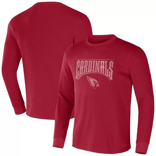 Mens NFL x Darius Rucker Collection by Fanatics Cardinal Arizona Cardinals Long Sleeve Thermal T-Shirt Product Image