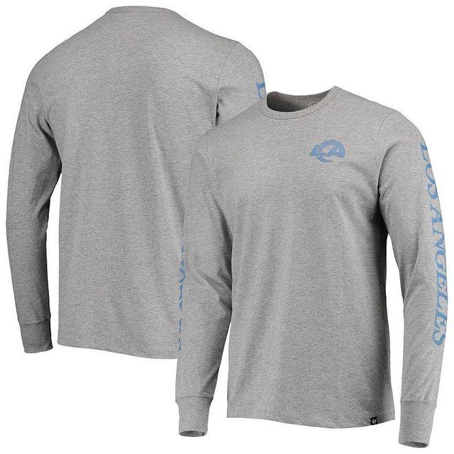 Mens 47 Gray Los Angeles Rams Franklin Long Sleeve T-Shirt Product Image