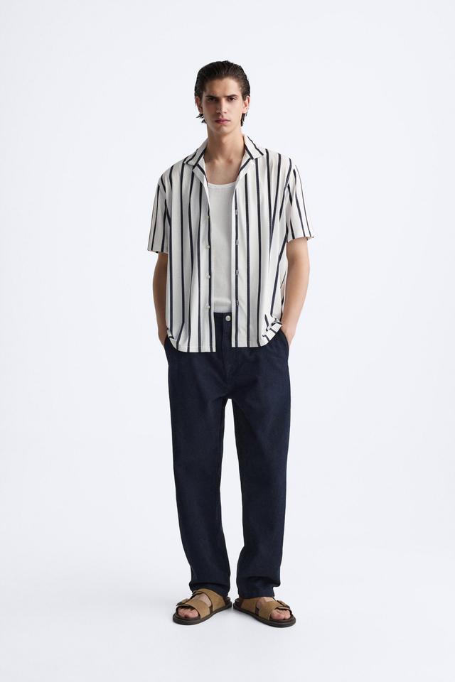 STRIPED STRETCH SHIRT Product Image