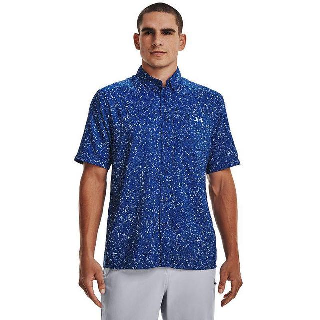 Mens Under Armour UPF 50 Dockside Short Sleeve Button-Down Shirt Product Image