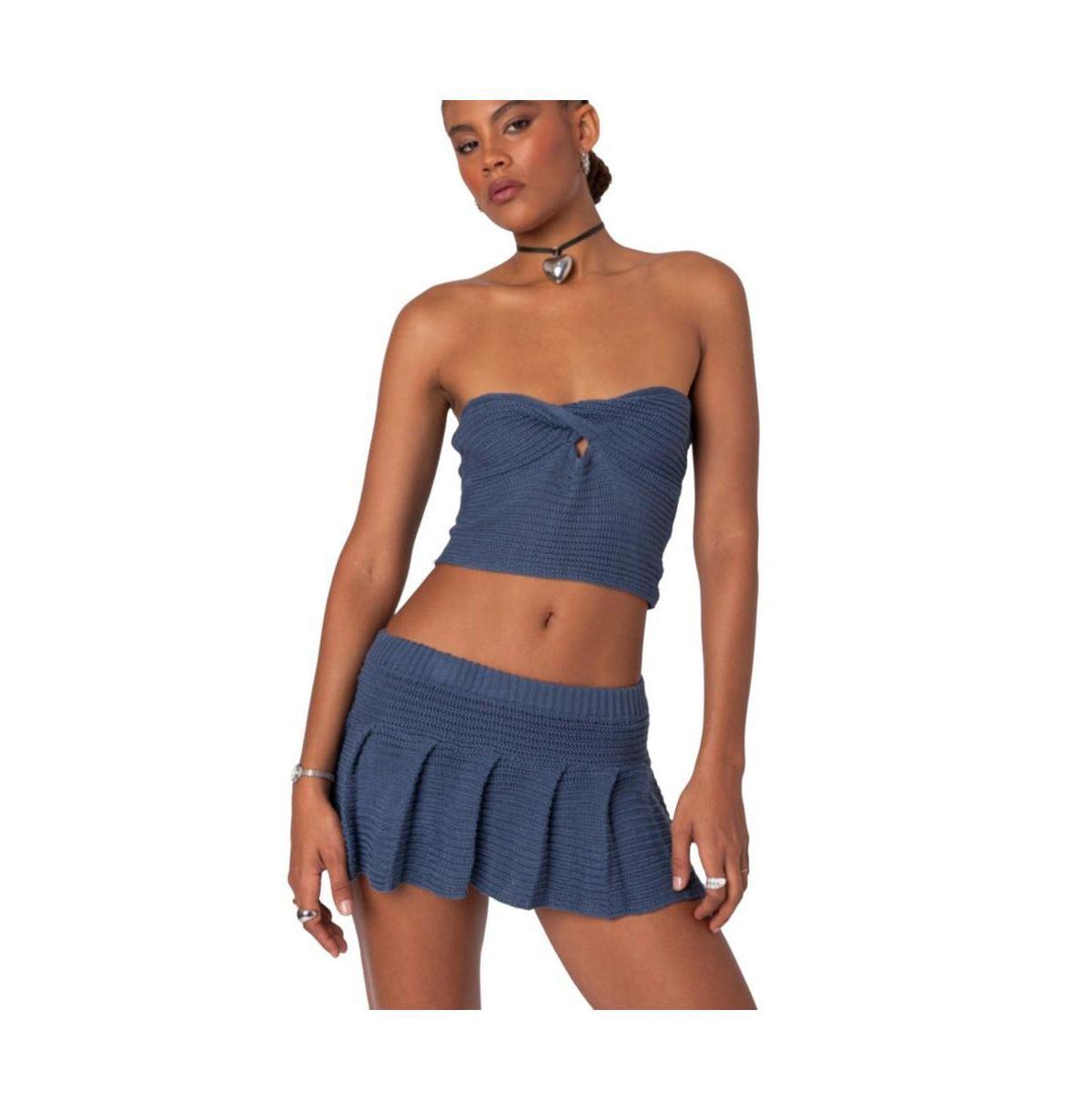 Women's Kiera Twist Front Knit Tube Top Product Image