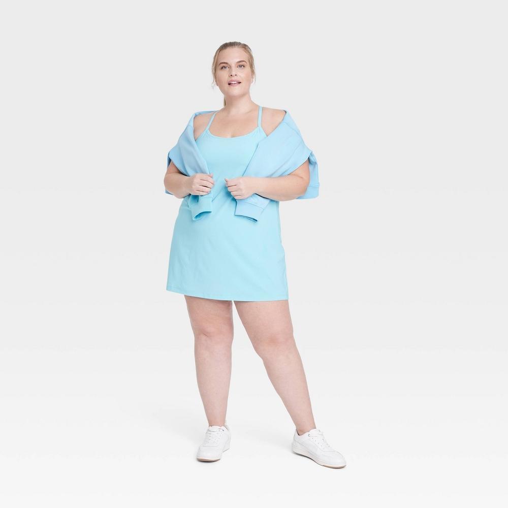 Womens Flex Strappy Active Dress - All In Motion Light Blue 3X Product Image