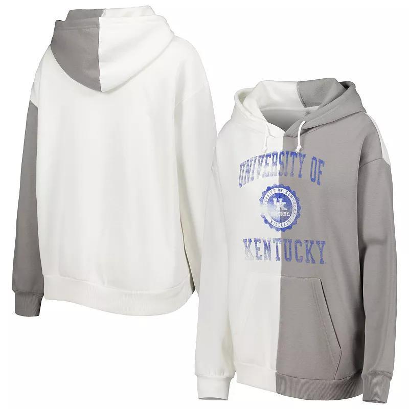 Womens Gameday Couture Gray Kentucky Wildcats Split Pullover Hoodie - Gray Product Image