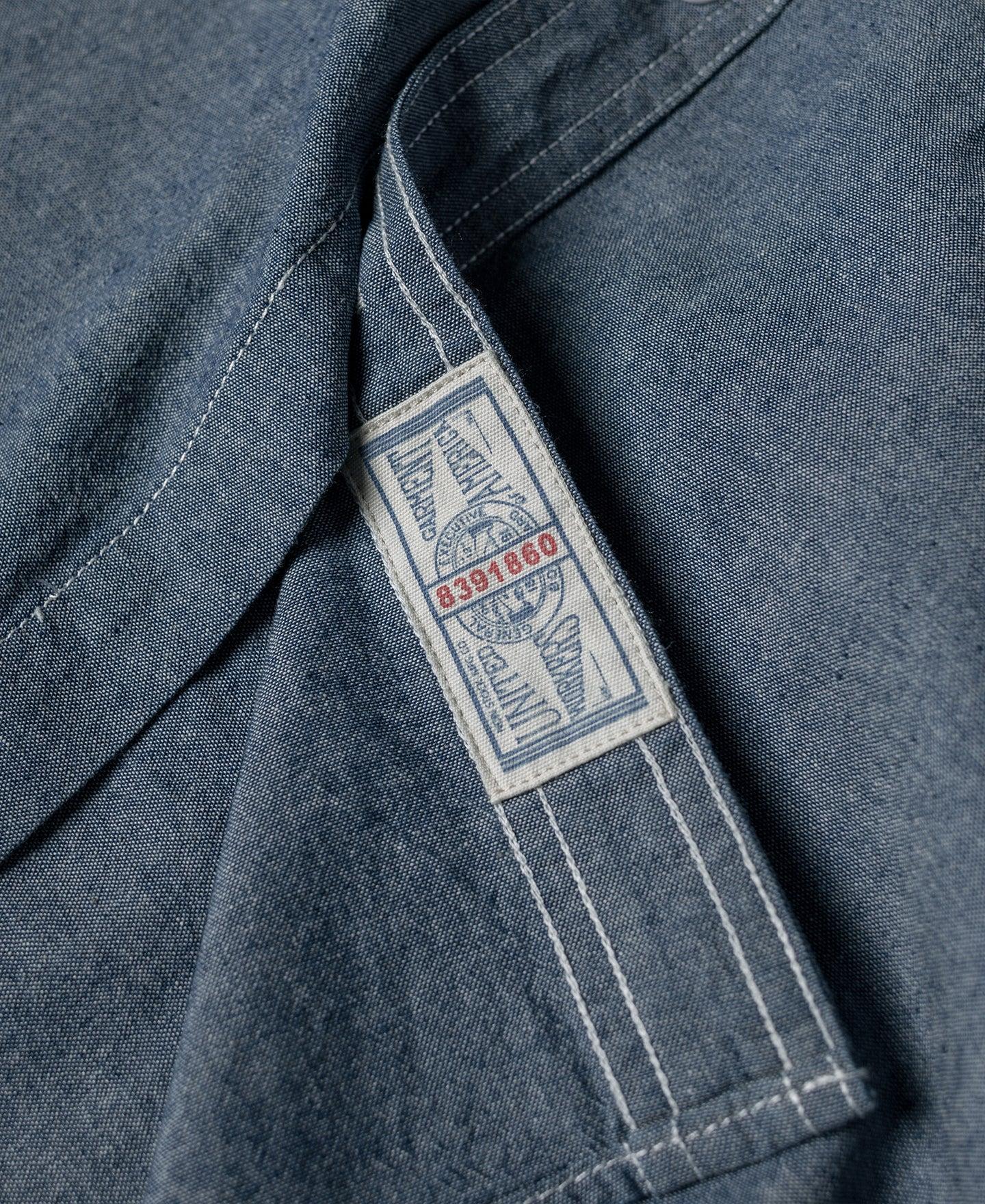 Chambray Short Sleeve Work Shirt Product Image