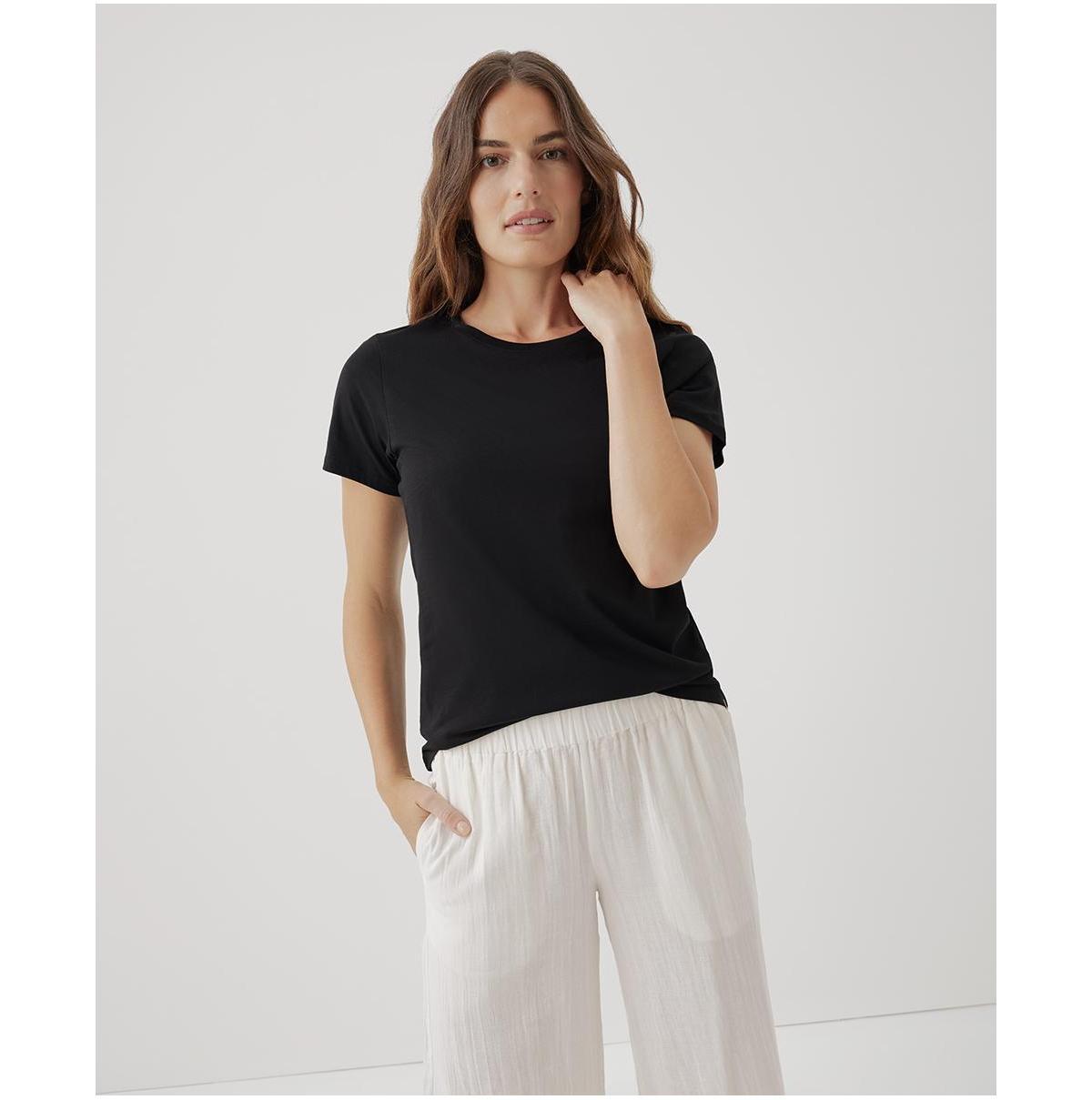 Pact Womens Organic Cotton Softspun Crew Neck Tee Product Image