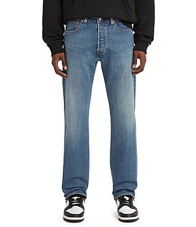 Levi's(r) Mens 501(r) Original (Medium Indigo Worn In) Men's Jeans Product Image