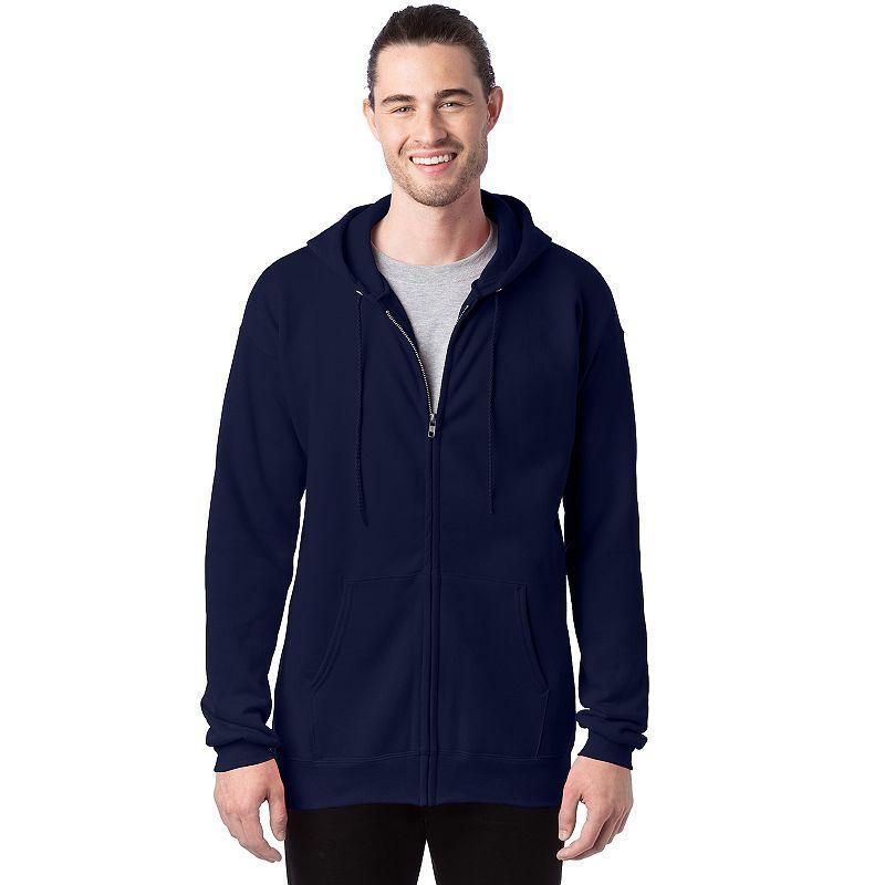 Hanes Ultimate Mens Full-Zip Heavyweight Fleece Hoodie Product Image