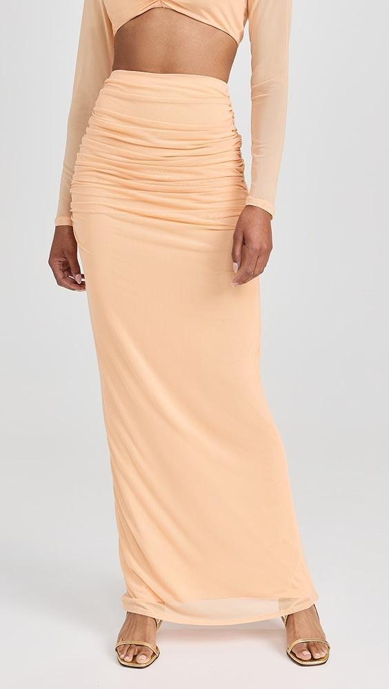 AFRM Bevin High Waisted Ankle Length Skirt | Shopbop Product Image