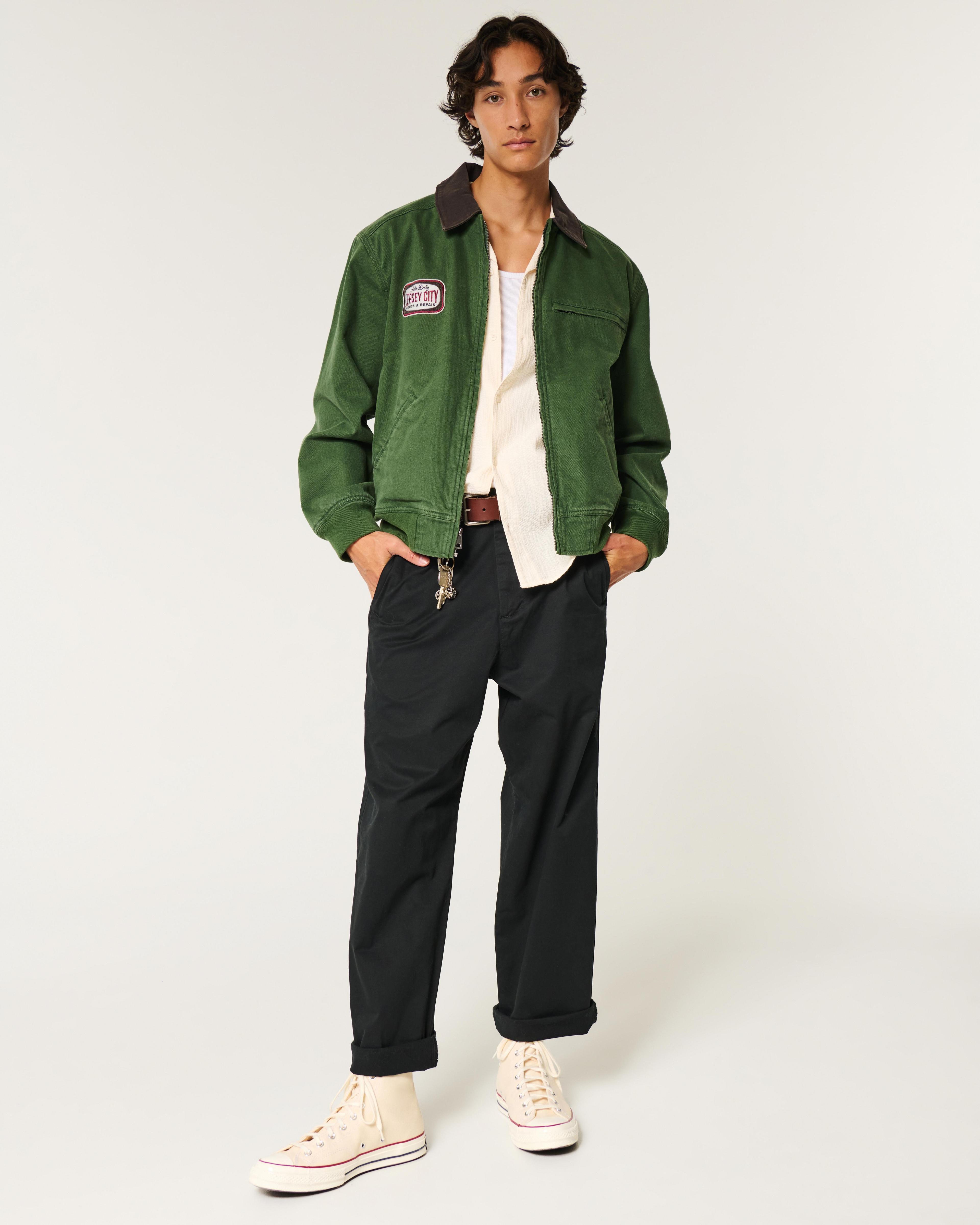 Zip-Up Workwear Jacket Product Image