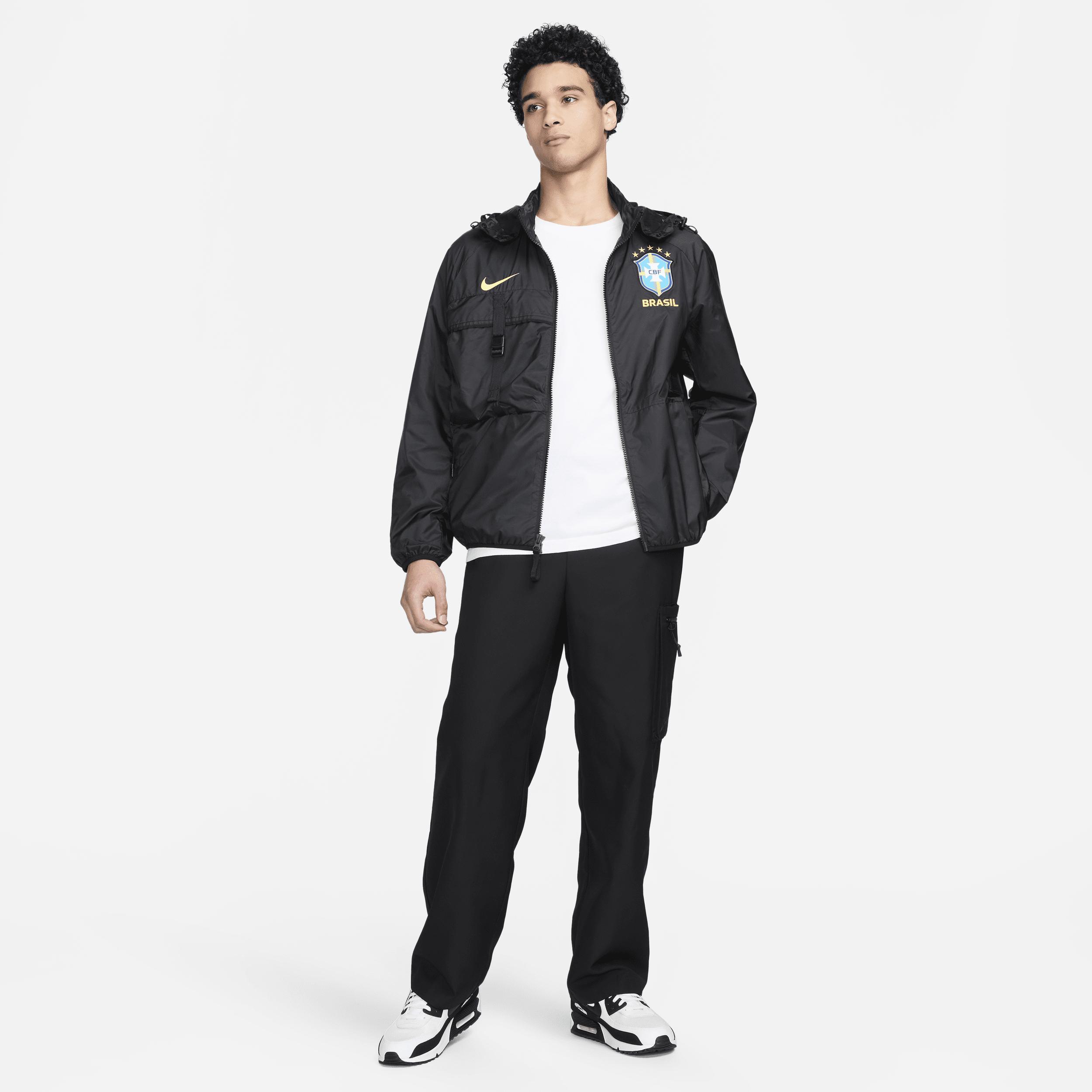 Brazil Nike Mens Soccer Halo Jacket Product Image