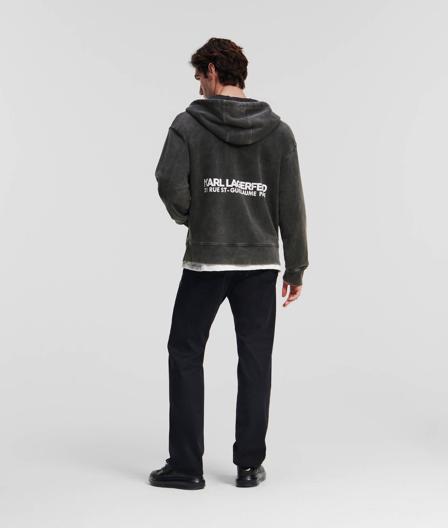 RUE ST-GUILLAUME WASHED ZIP-UP HOODIE Product Image