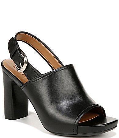 Naturalizer Jianna Leather Slingback Dress Sandals Product Image