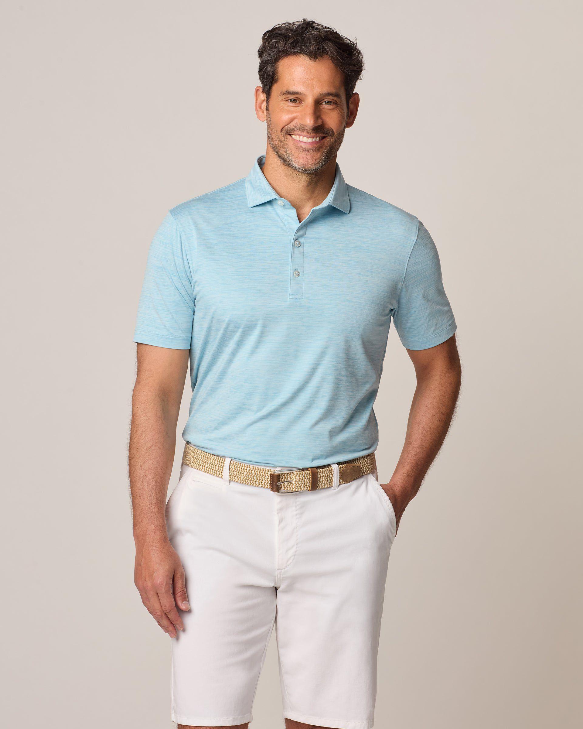 johnnie-O Huronn Solid Featherweight Performance Polo Product Image