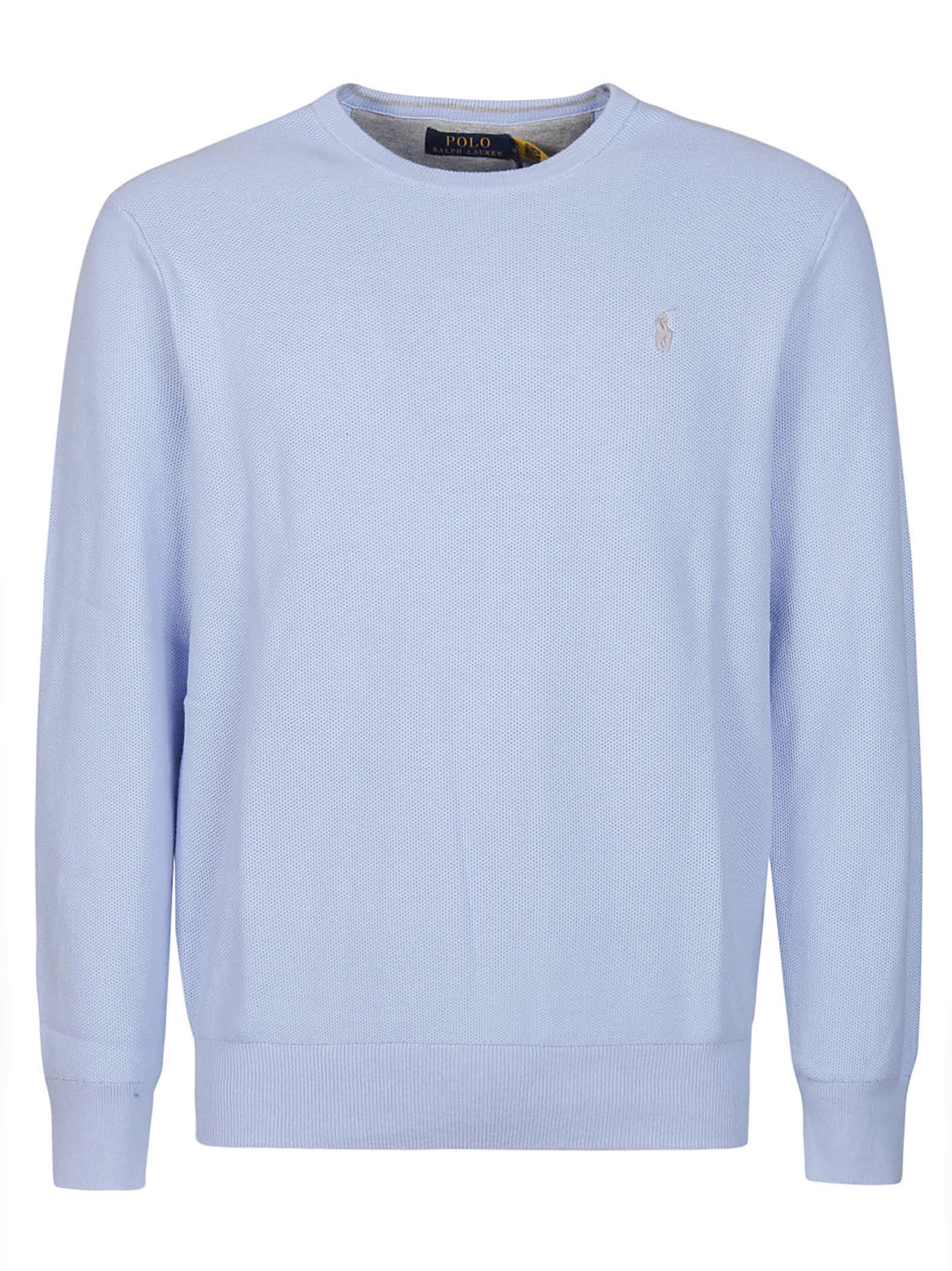 Long Sleeve Sweater In Blue Hyacinth Product Image