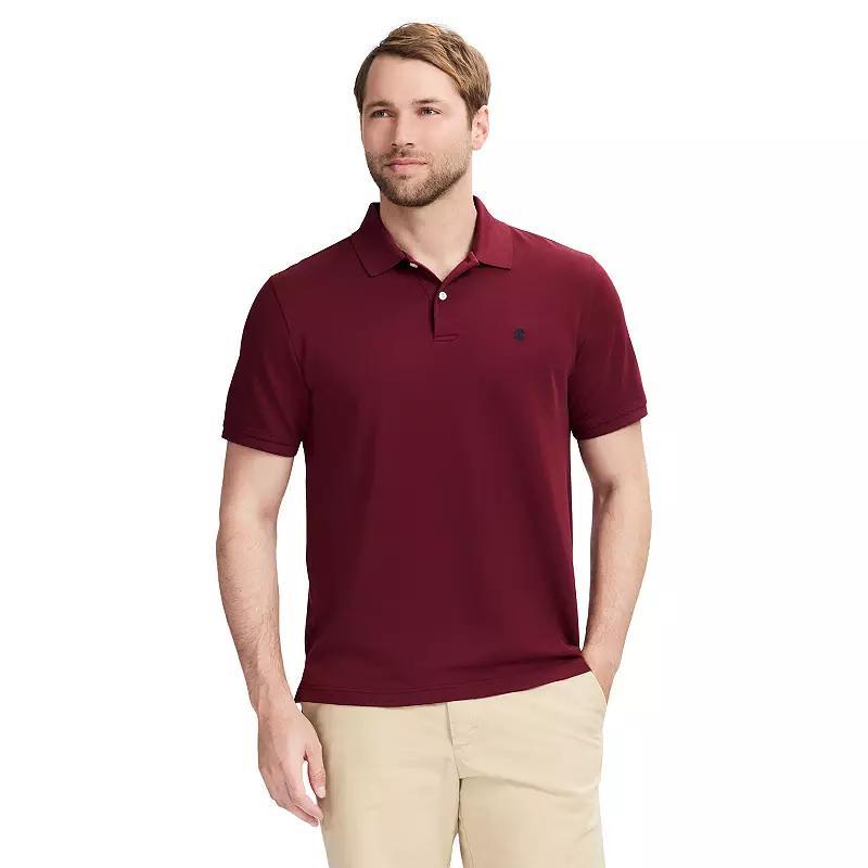 Mens IZOD Advantage Performance Solid Polo Velvet Red Product Image