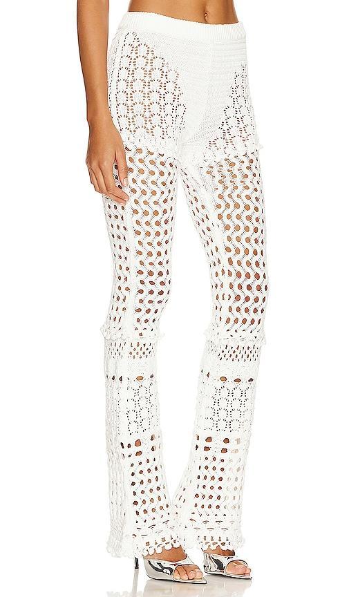 retrofete Kyla Pant in White. Product Image