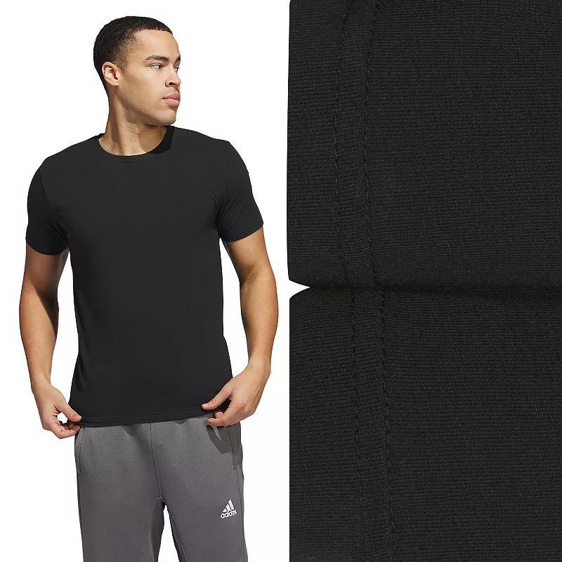 Mens adidas 2-pack Stretch Cotton Crew Tees Product Image