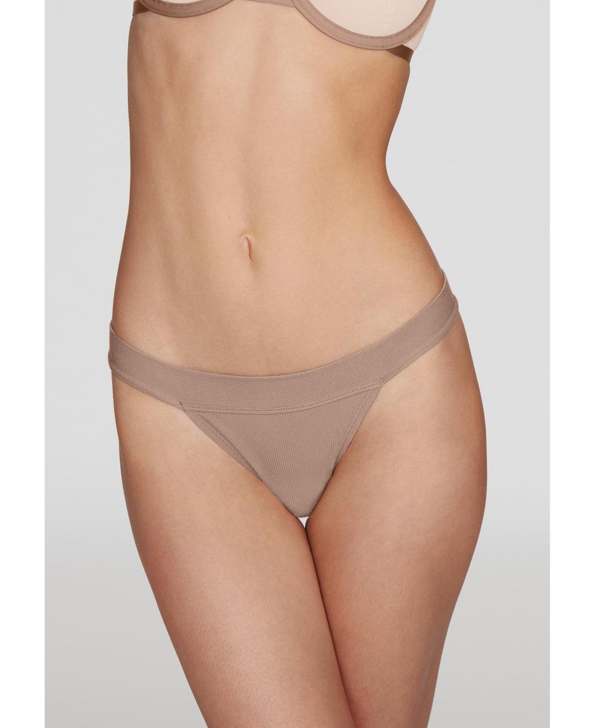 Cuup Womens The Cheeky Bikini - Modal Silk Rib Product Image