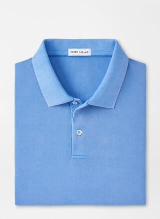 Peter Millar Mens Sunrise Piqu Polo | Color: Maritime | Size: XL Product Image