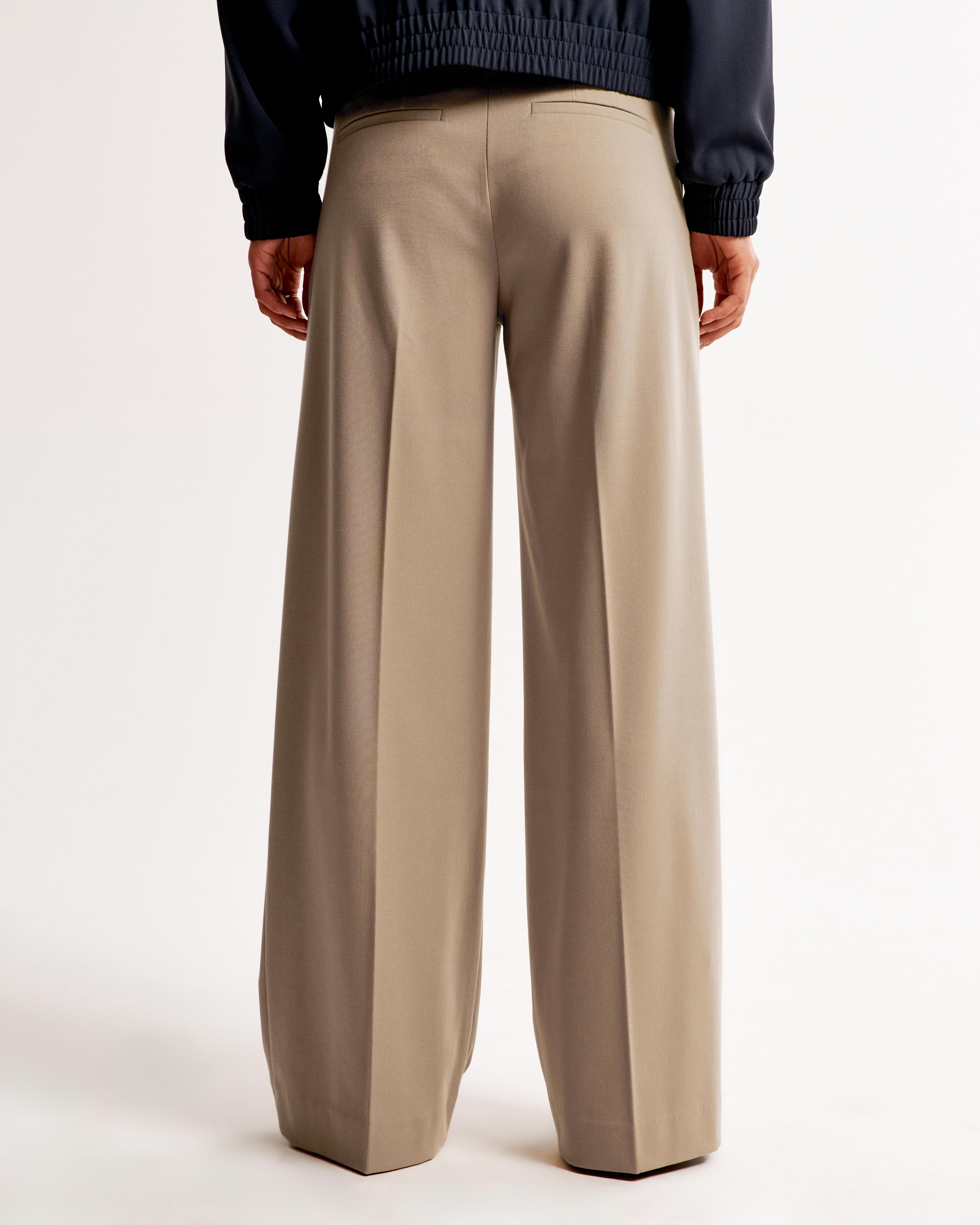 Low Rise Tailored Wide Leg Pant Product Image