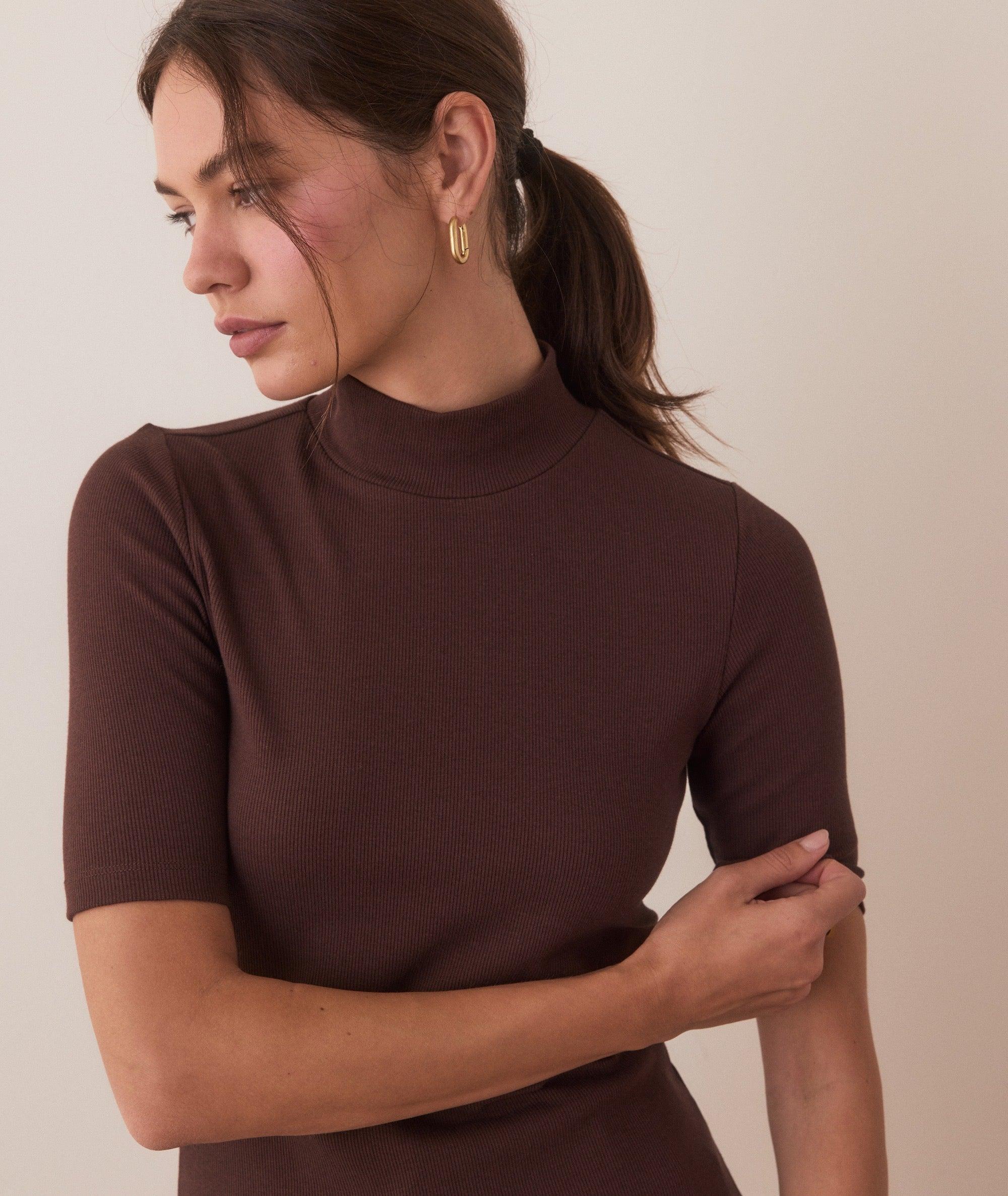 Lexi Rib Mock Neck Top Product Image