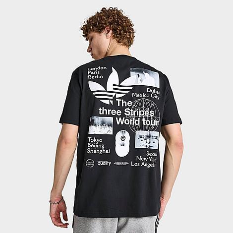 Adidas Mens Originals World Tour Graphic T-Shirt Product Image