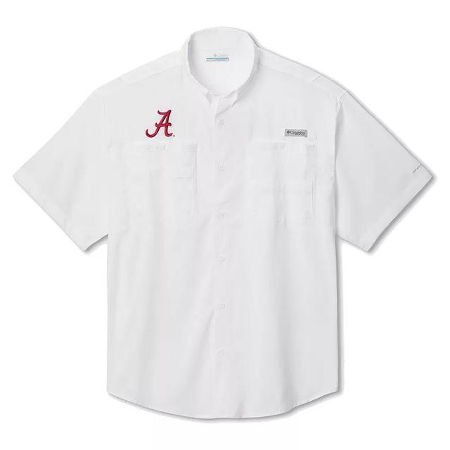 Mens Columbia Alabama Crimson Tide Big & Tall Tamiami Omni-Shade Button-Down Shirt Product Image