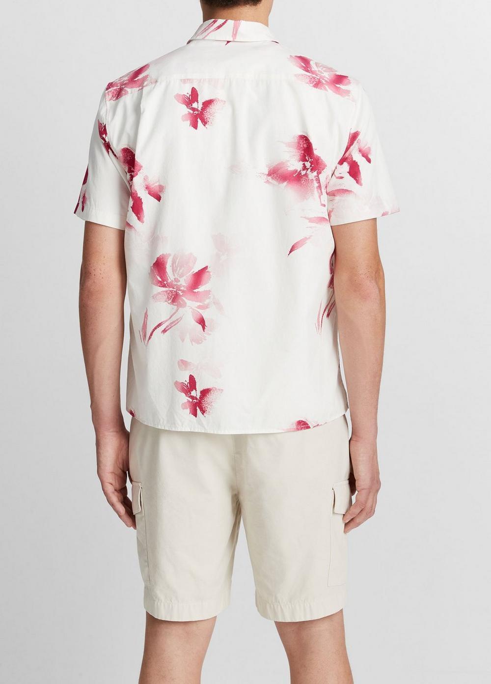 Faded Floral Short-Sleeve Shirt Product Image