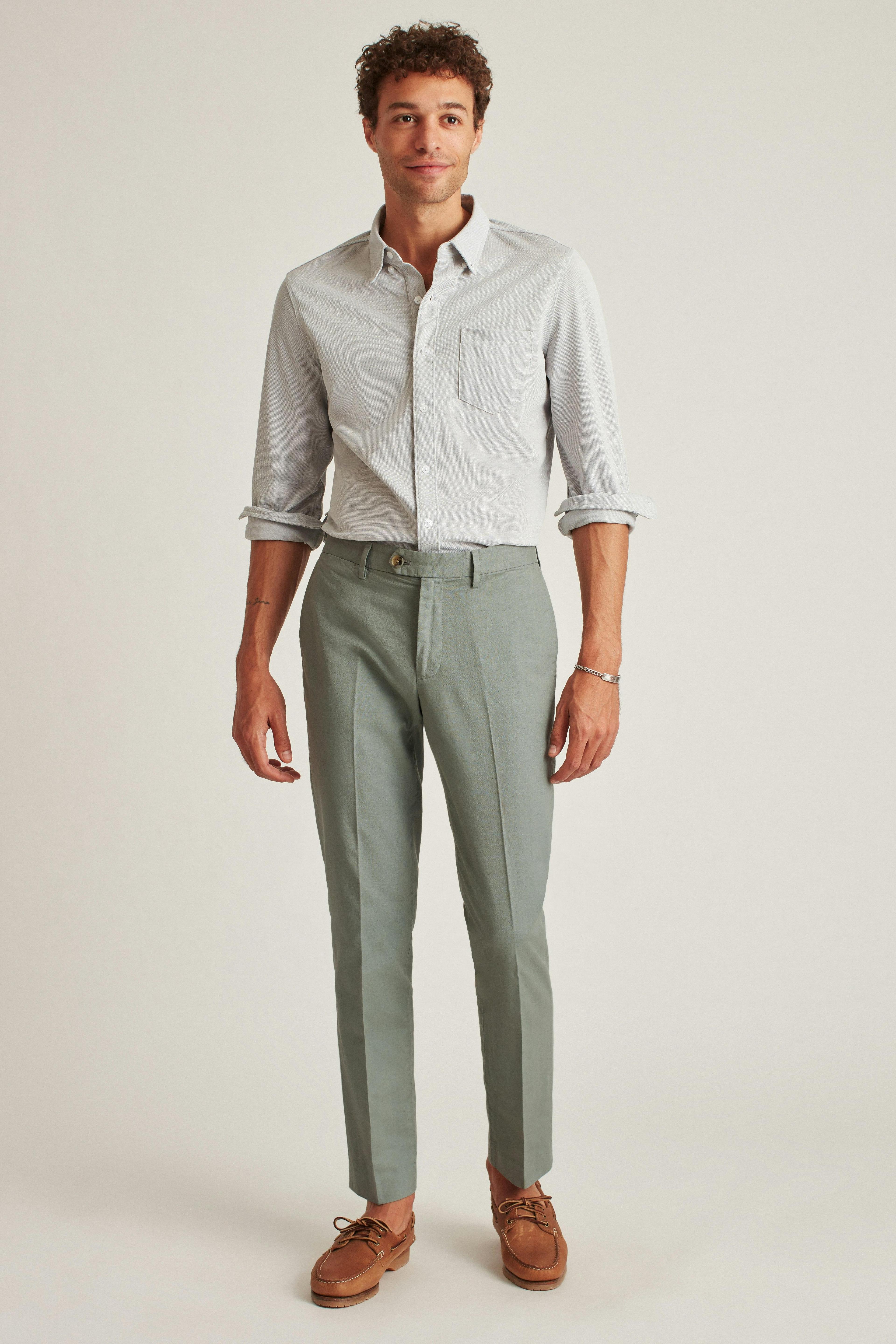 Refined Cotton Linen Chinos Product Image