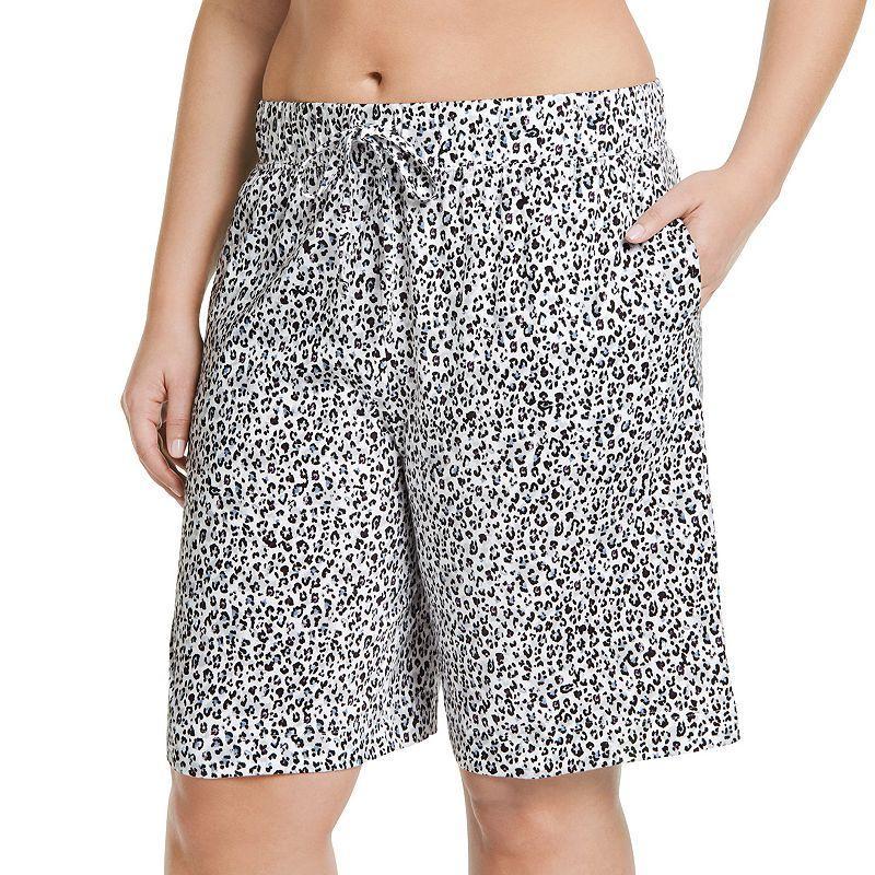 Plus Size Jockey Everyday Cotton Bermuda Pajama Shorts, Womens Product Image