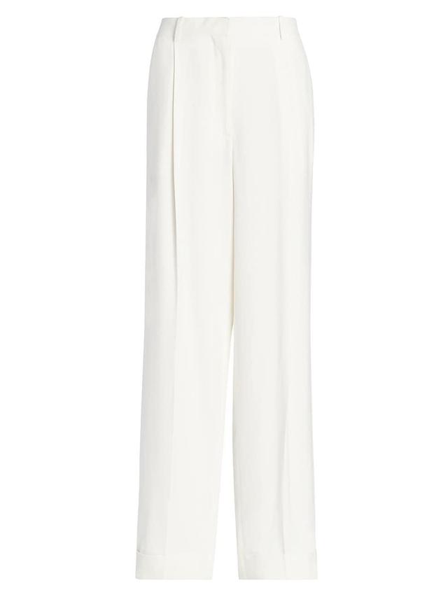 Womens Tor Pleated Cuffed Trousers Product Image