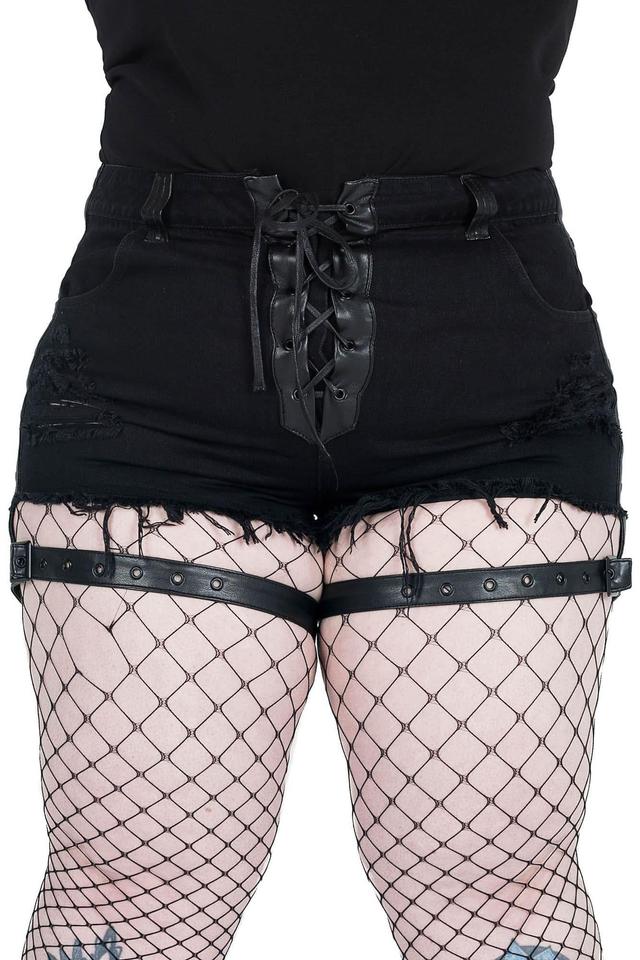 Contraband Denim Shorts [PLUS] Female Product Image