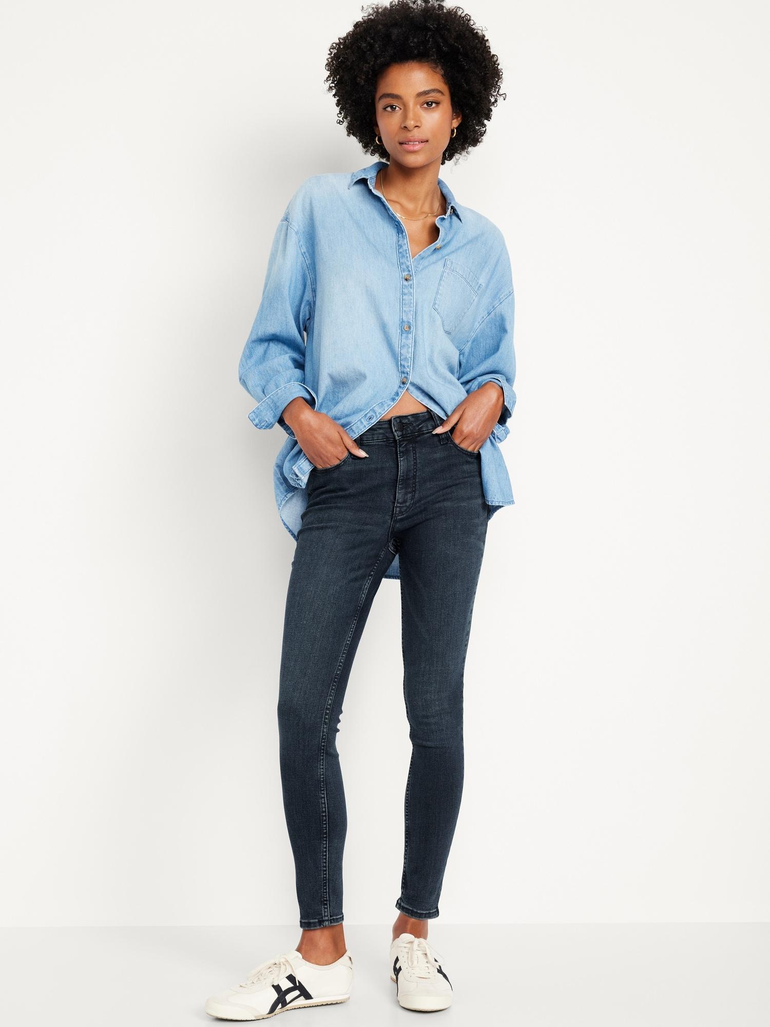 High-Waisted Rockstar Super-Skinny Jeans for Women product image