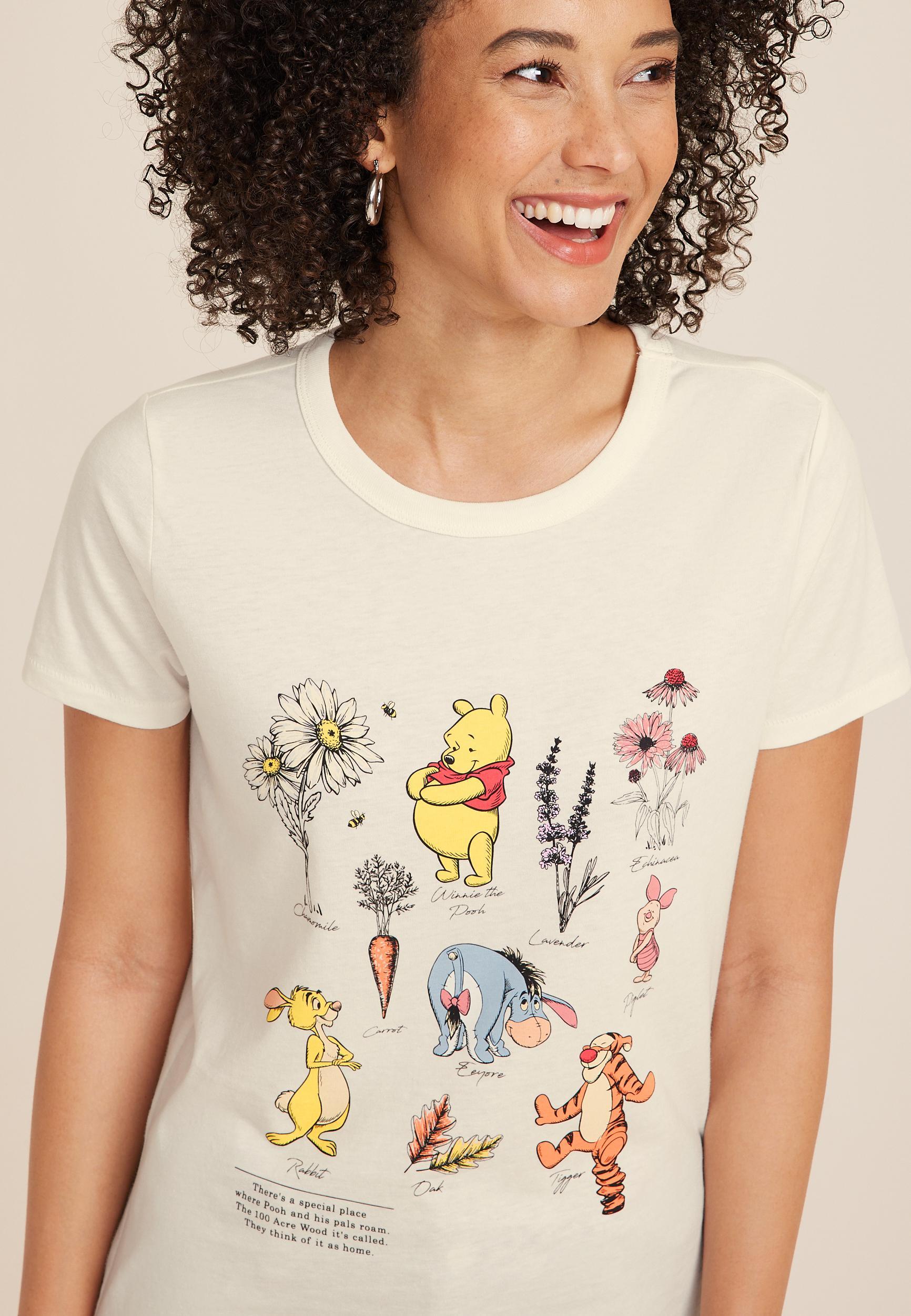 Maurices Womens Small Size Winne The Pooh & Friends Classic Fit Graphic Tee Beige Product Image