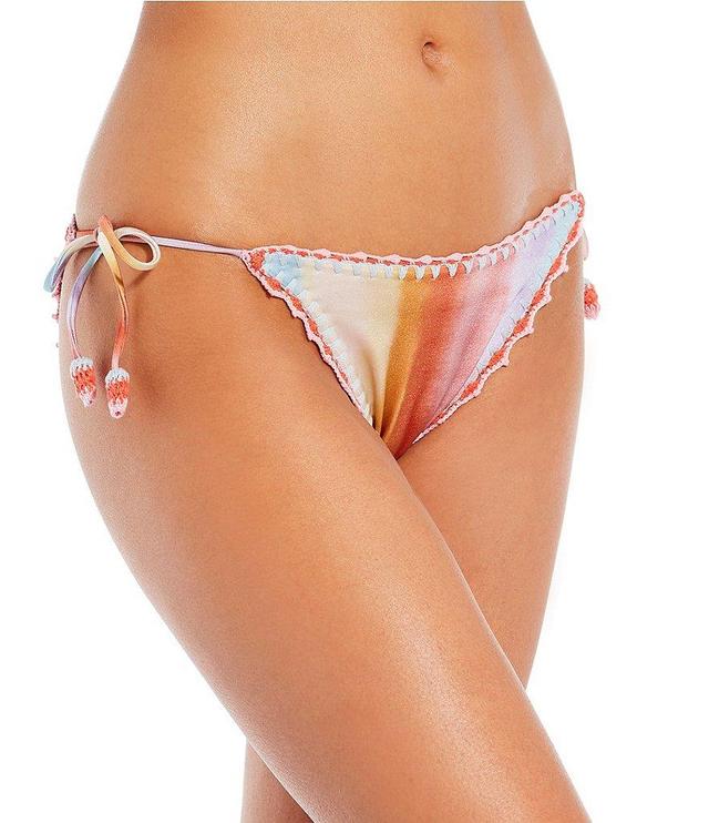 Gianni Bini x DANNIJO Sloane Ombre Crochet Trim Side Tie Swim Bottom Product Image