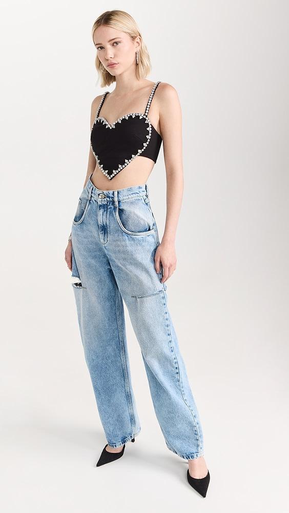 Maison Margiela Denim Jeans with Slash Details | Shopbop Product Image