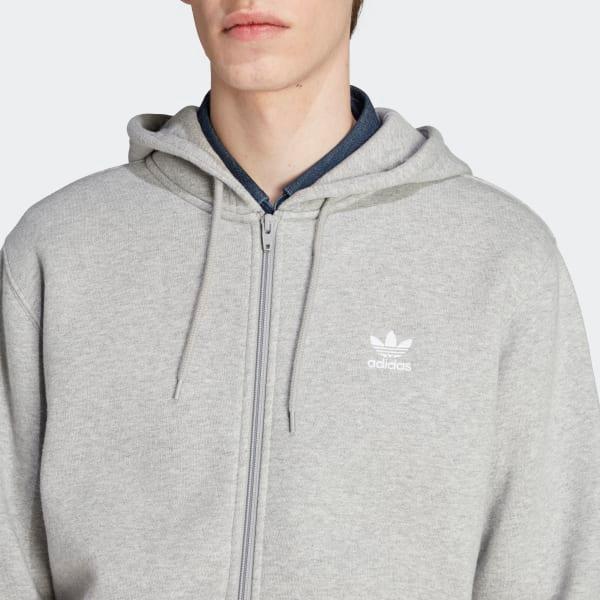 Trefoil Essentials Full-Zip Hoodie Product Image