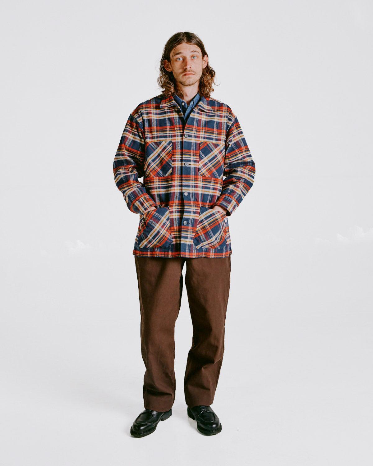 Canyon Shirt Jacket / Blue Plaid Product Image