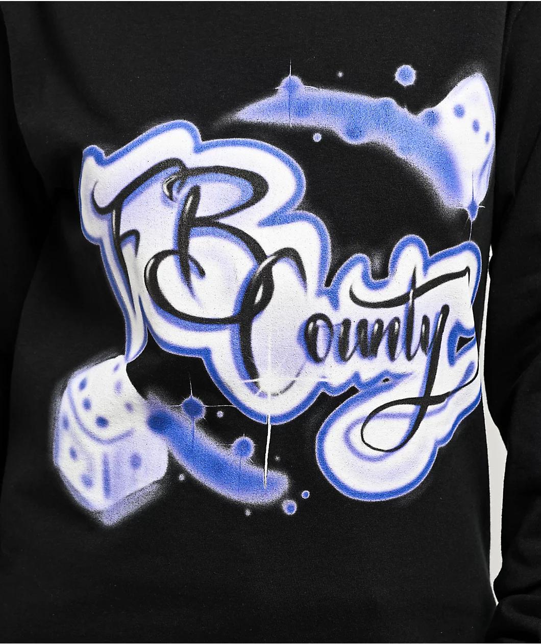 FB County Dice Logo Black Long Sleeve T-Shirt Product Image