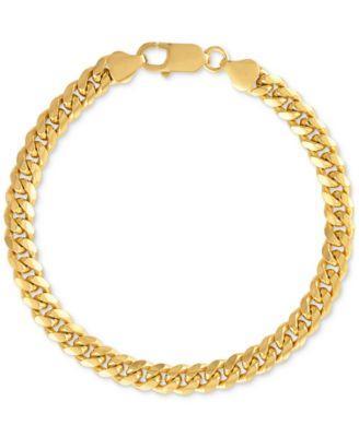 Esquire Mens Jewelry Cuban Link Chain Bracelet, Created for Macys Product Image