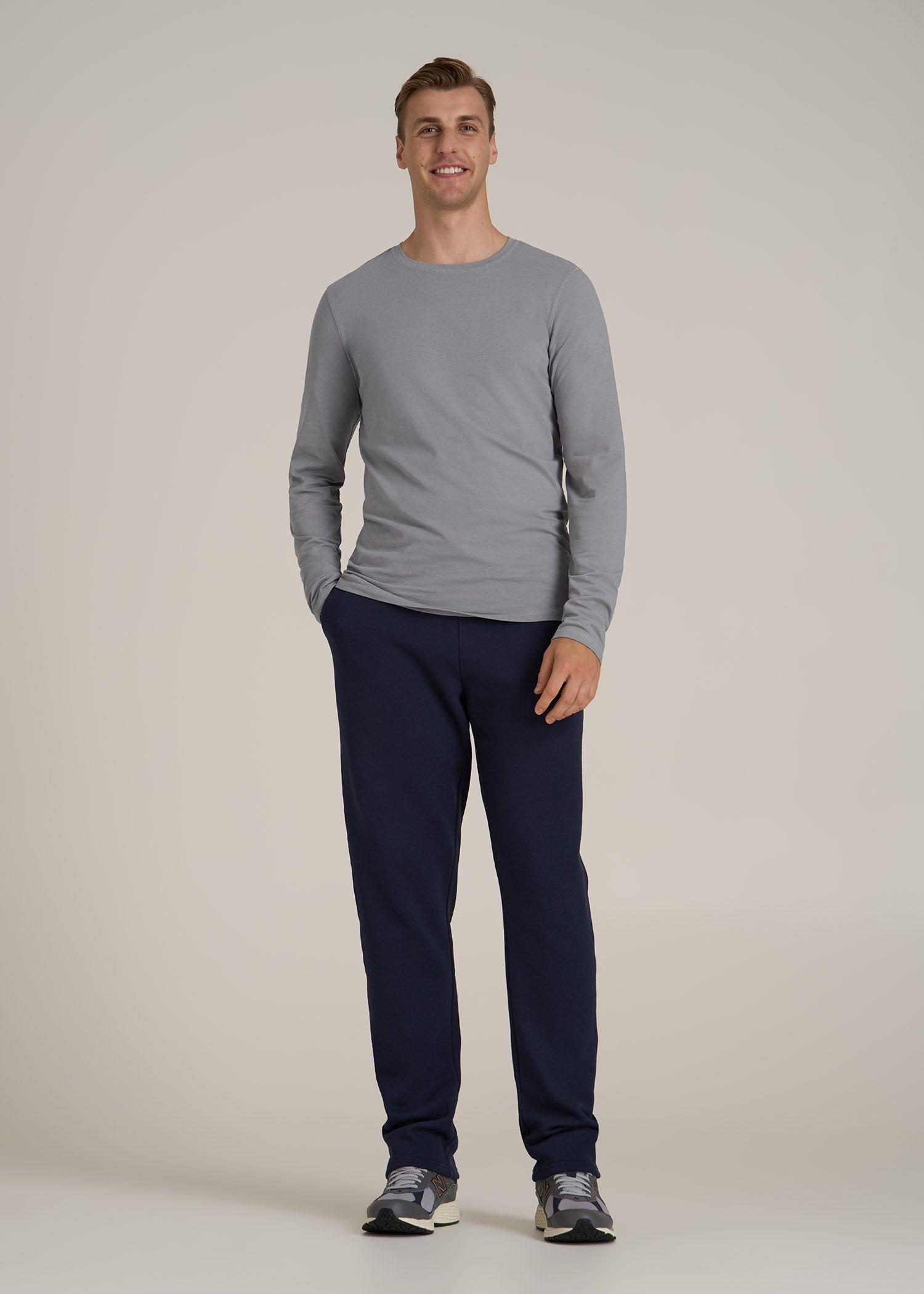 Wearever 2.0 Fleece Straight Leg Sweatpants for Tall Men in Evening Blue Male Product Image