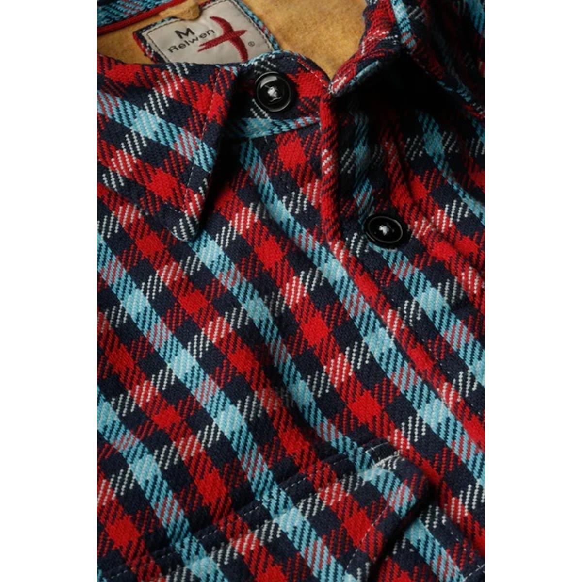 Mountain Flannel Red Navy Lt Blue Jumbo Check Product Image