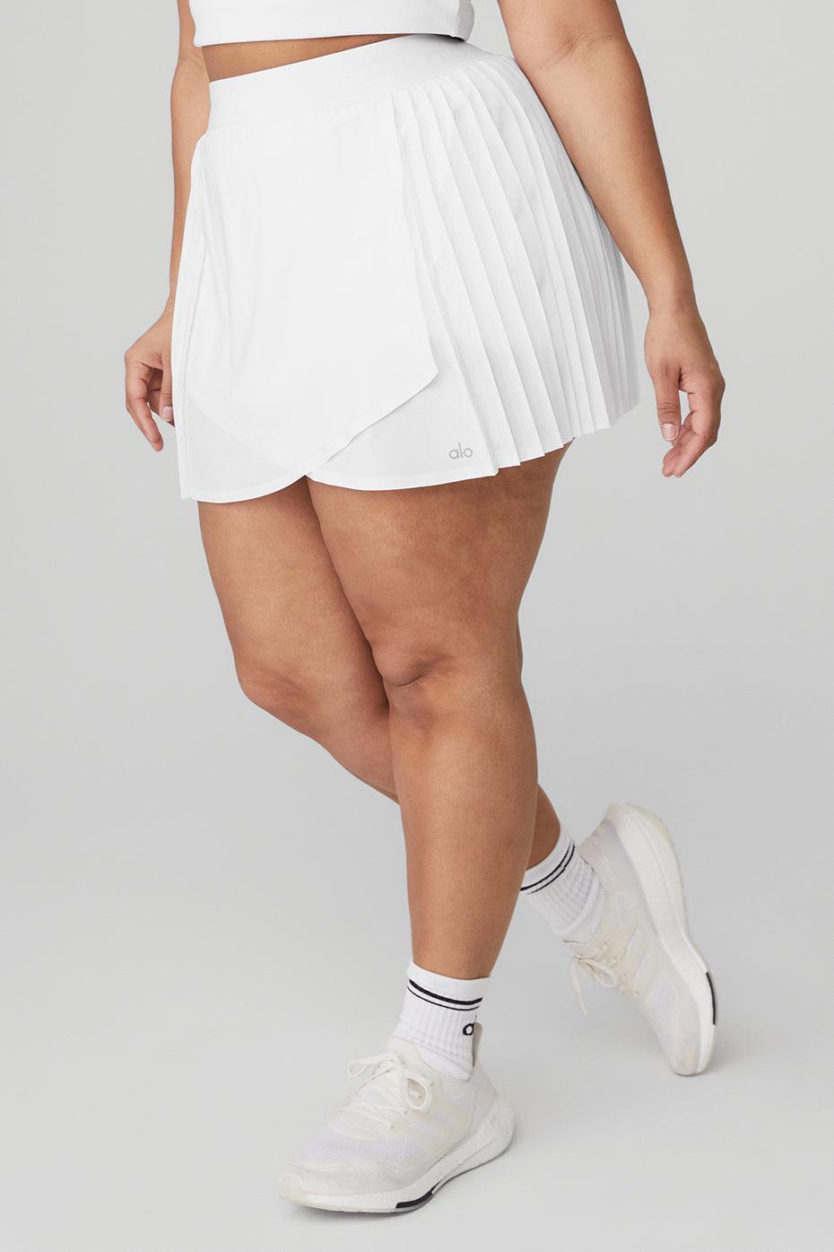 Aces Tennis Skirt - White Female Product Image