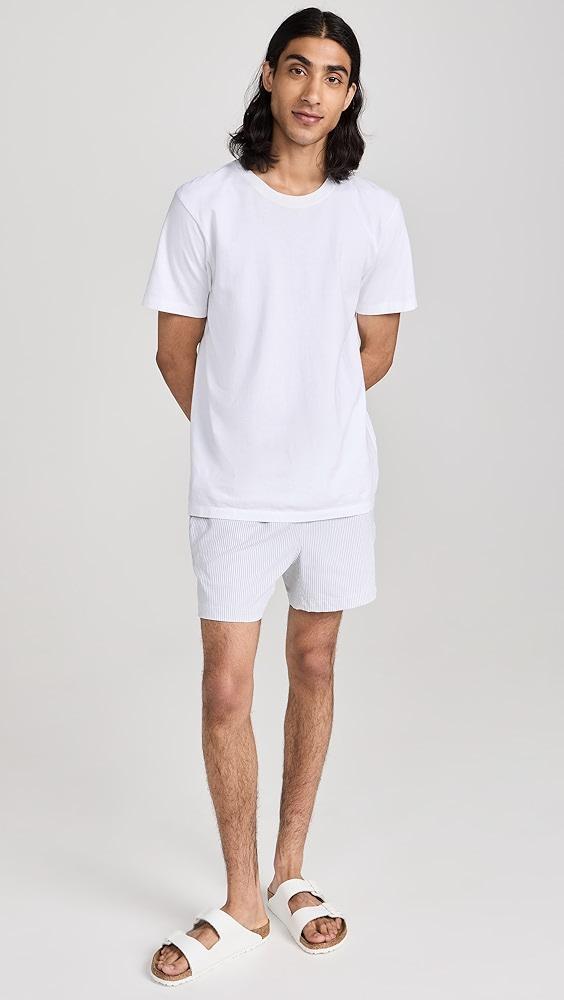 Onia Charles Seersucker Swim Trunks 5" | Shopbop Product Image