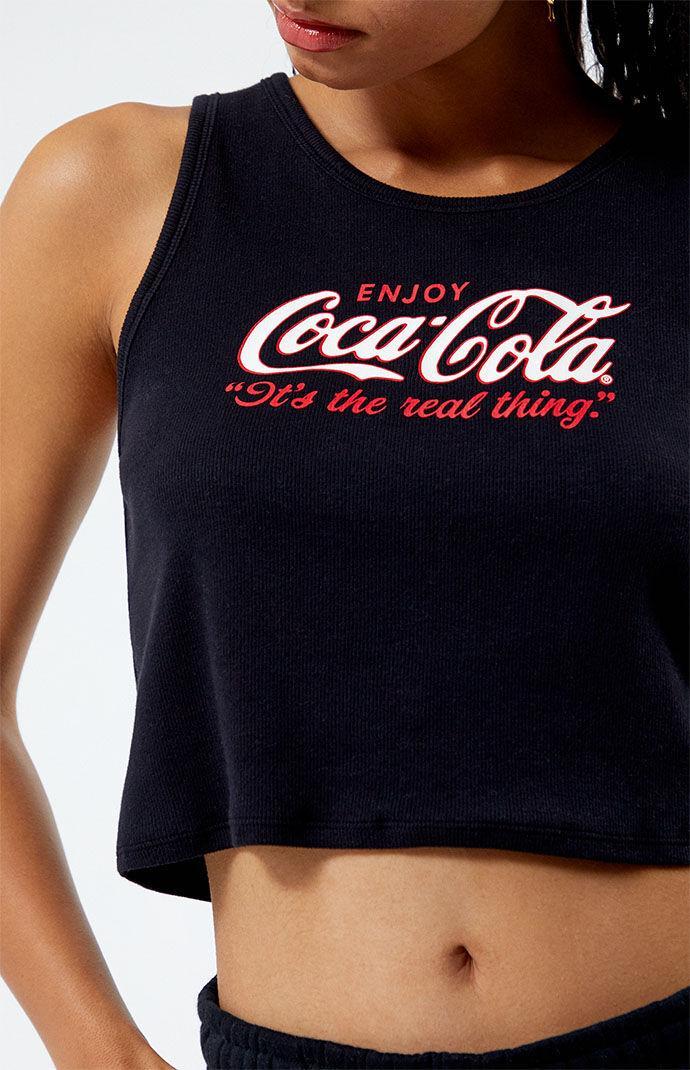 Coca-Cola Womens By PacSun Enjoy Coke Ribbed Tank Top Product Image