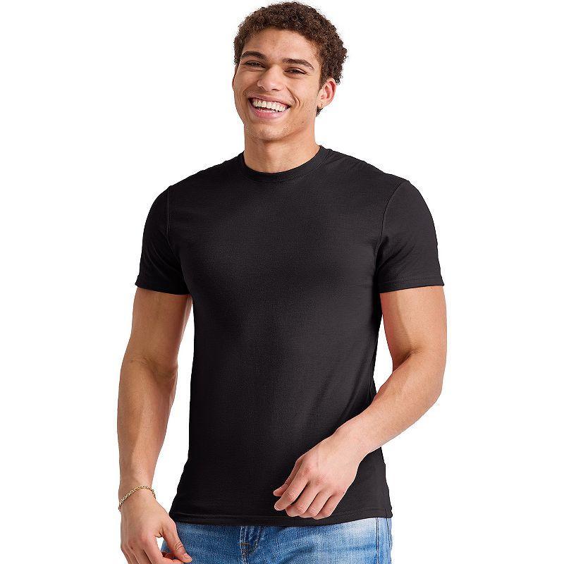 Mens Hanes Originals Tri-blend Tee Grey Product Image