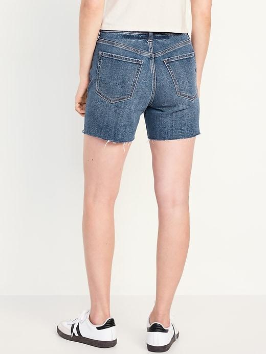 High-Waisted OG Jean Shorts -- 5-inch inseam Product Image