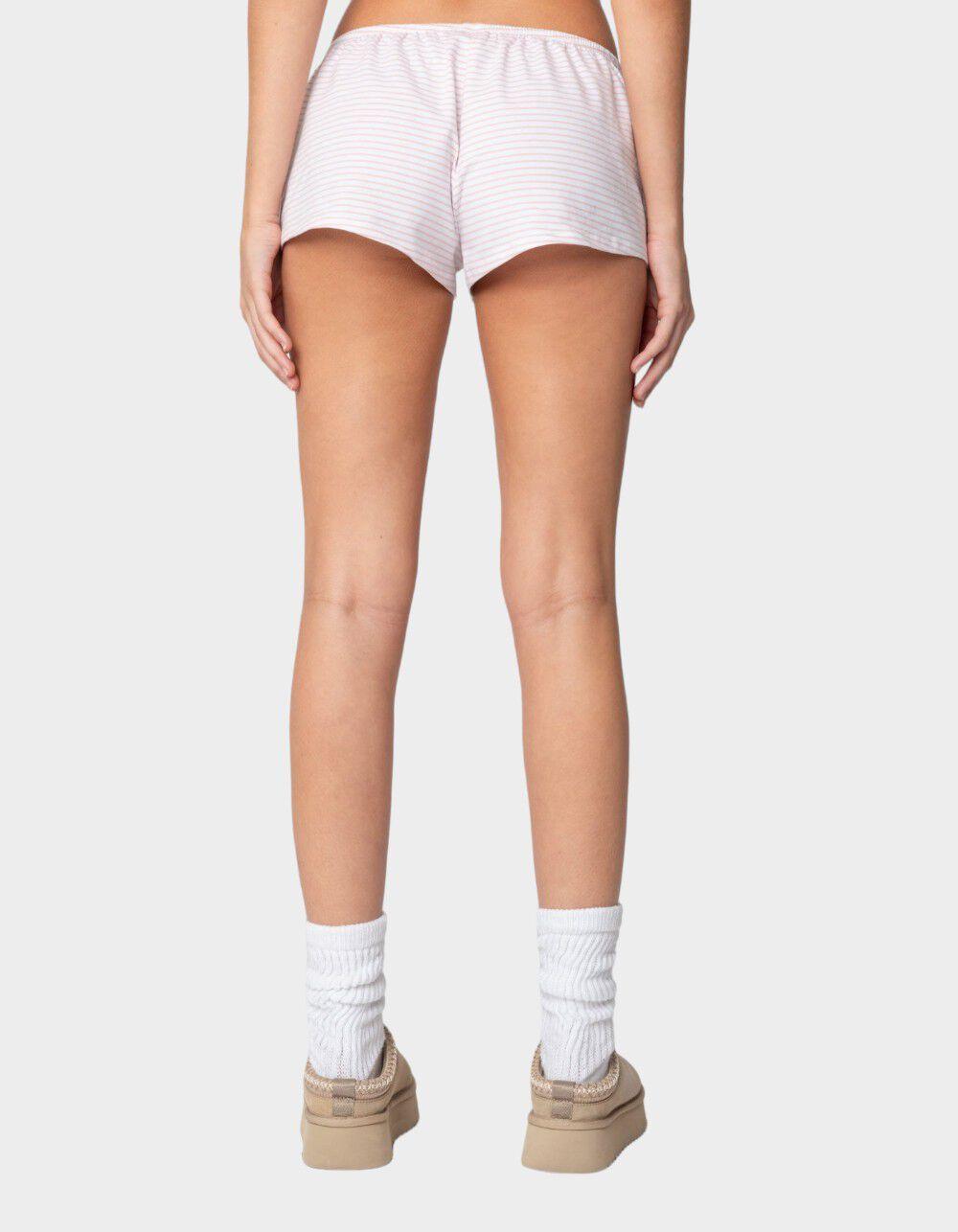 EDIKTED Astor Striped Shorts Product Image