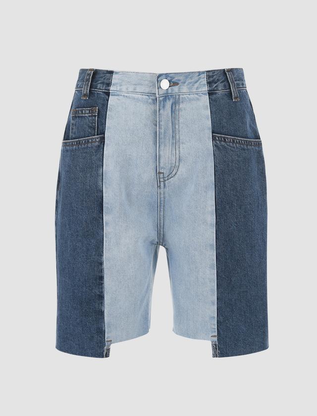 Patchwork Short Jeans Product Image